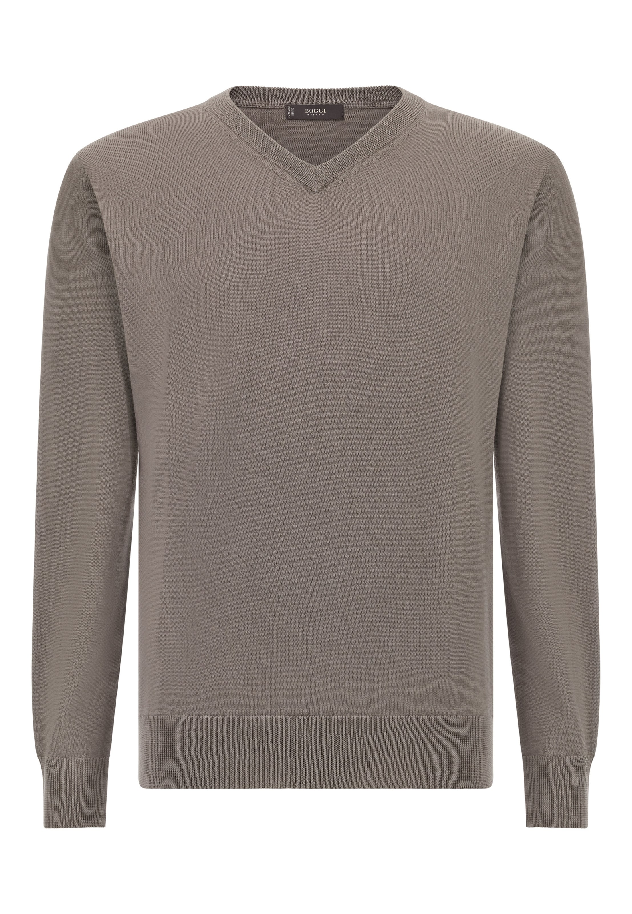 Boggi Milano Пуловер в сиво: отпред