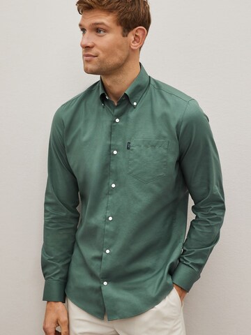 Next Regular fit Overhemd in Groen: voorkant