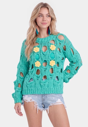 IZIA - Jersey en azul: frente