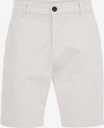 WE Fashion - Pantalón chino en blanco: frente