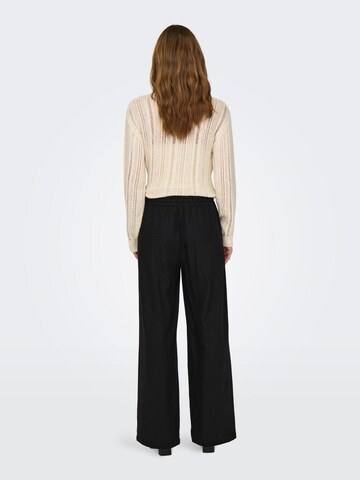 JDY Wide leg Broek 'Say' in Zwart