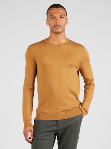 Only & Sons Sweter 'WYLER' w kolorze brązowy: przód