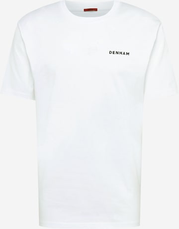 T-Shirt 'WATERSTONE' DENHAM en blanc : devant