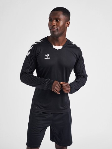 T-Shirt fonctionnel Hummel en noir : devant
