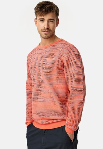 Pull-over 'Manfred ' INDICODE JEANS en orange