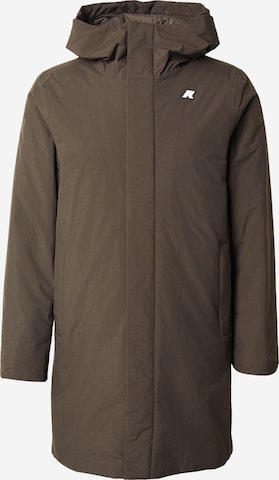 K-Way Zimní bunda 'THOMAS' – zelená: přední strana