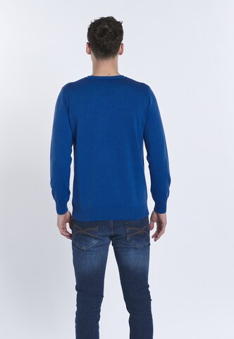 DENIM CULTURE Пуловер 'TITO' в синьо