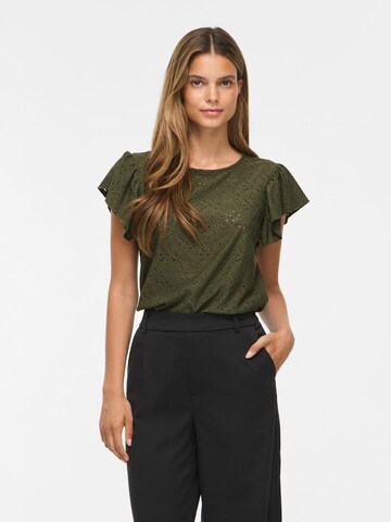 VILA - Blusa 'VIKawa' en verde: frente