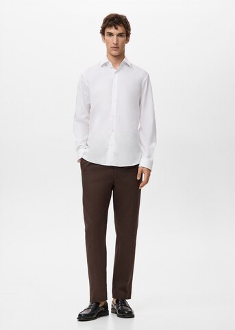 MANGO MAN Regular fit Button Up Shirt 'Play' in White