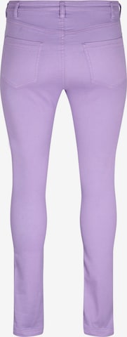 Coupe slim Jean Zizzi en violet