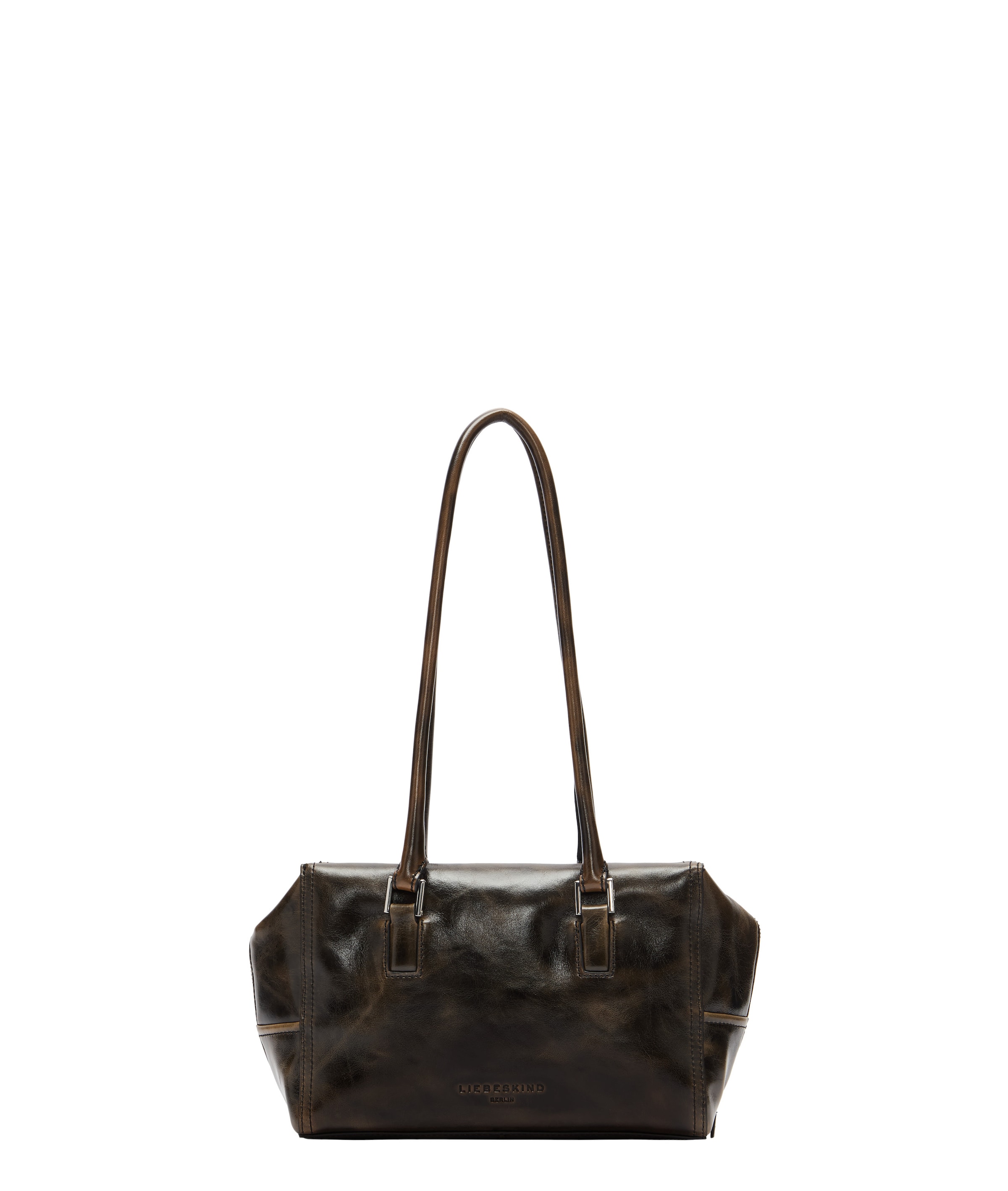 Liebeskind Berlin - Bolso de hombro 'Satchel' en marrón: frente