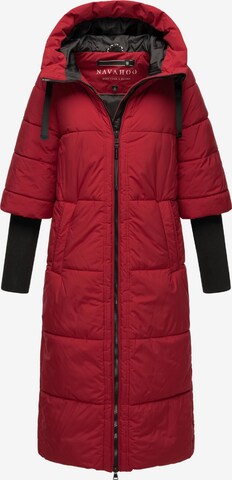 Manteau d’hiver 'Ciao Miau XIV' NAVAHOO en rouge