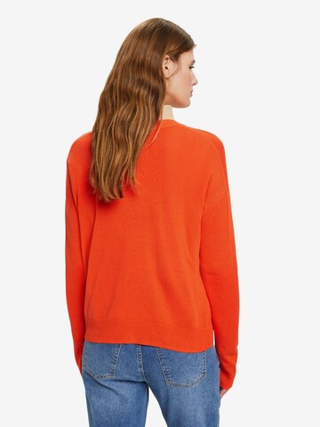 ESPRIT Knit Cardigan in Orange