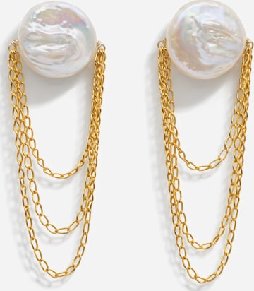 Boucles d'oreilles 'Elena' LA MAISON GISEL B. en blanc : devant