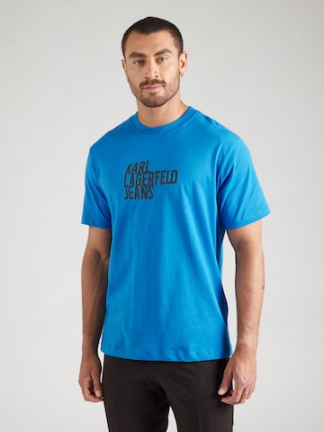 KARL LAGERFELD JEANS T-Shirt in Blau: Vorderseite