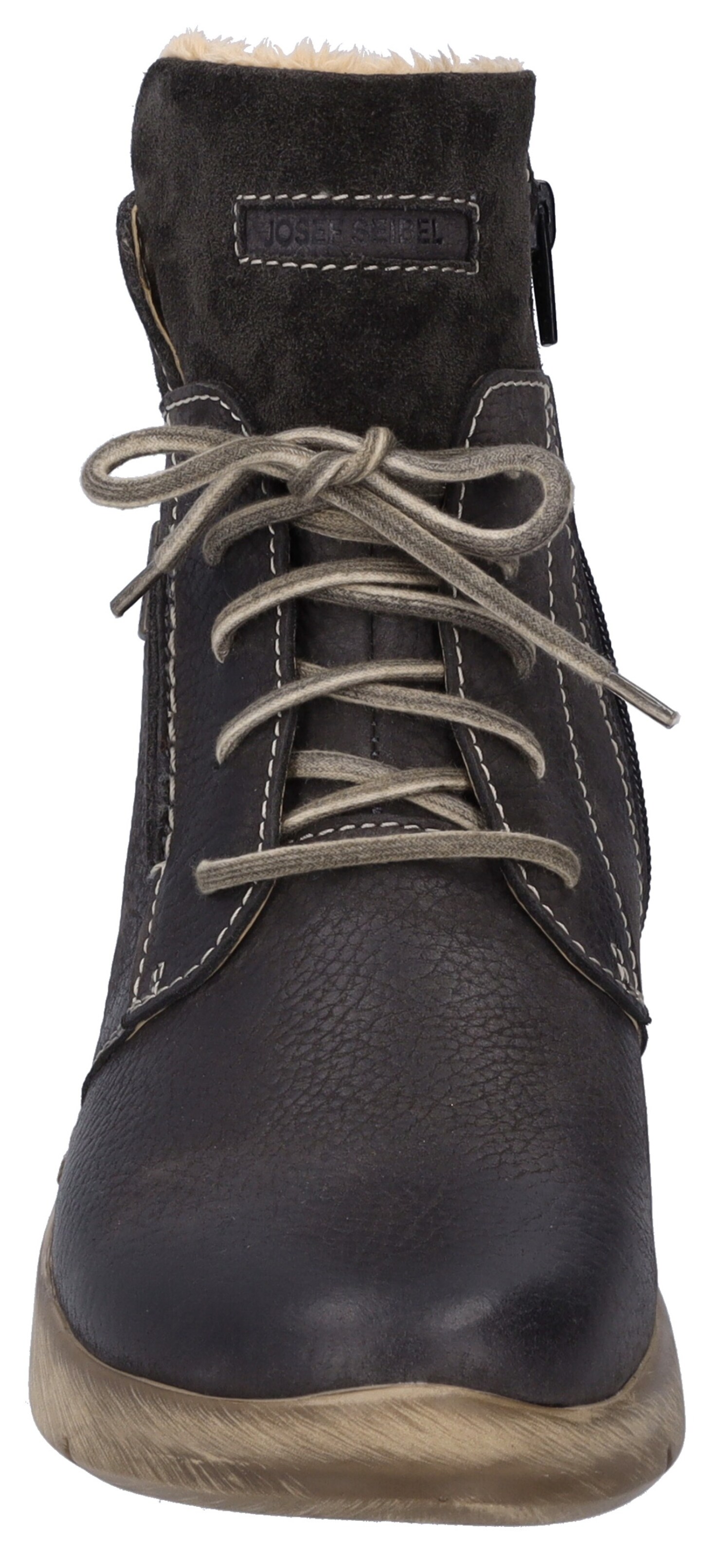JOSEF SEIBEL Schnürstiefelette 'Cony' in Schwarz