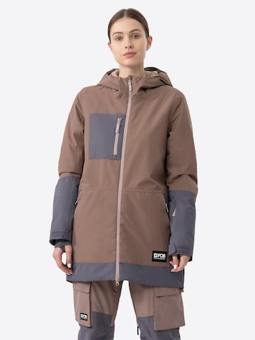 Veste de sport 4F en marron : devant