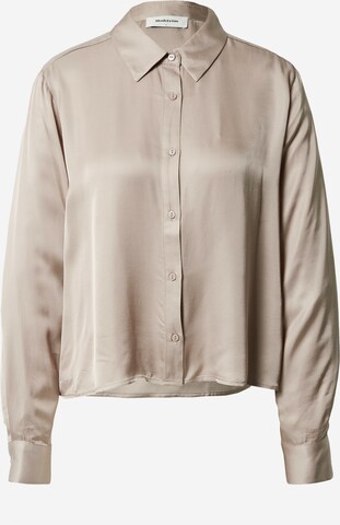 modström Bluse 'Beate' in Beige: predná strana