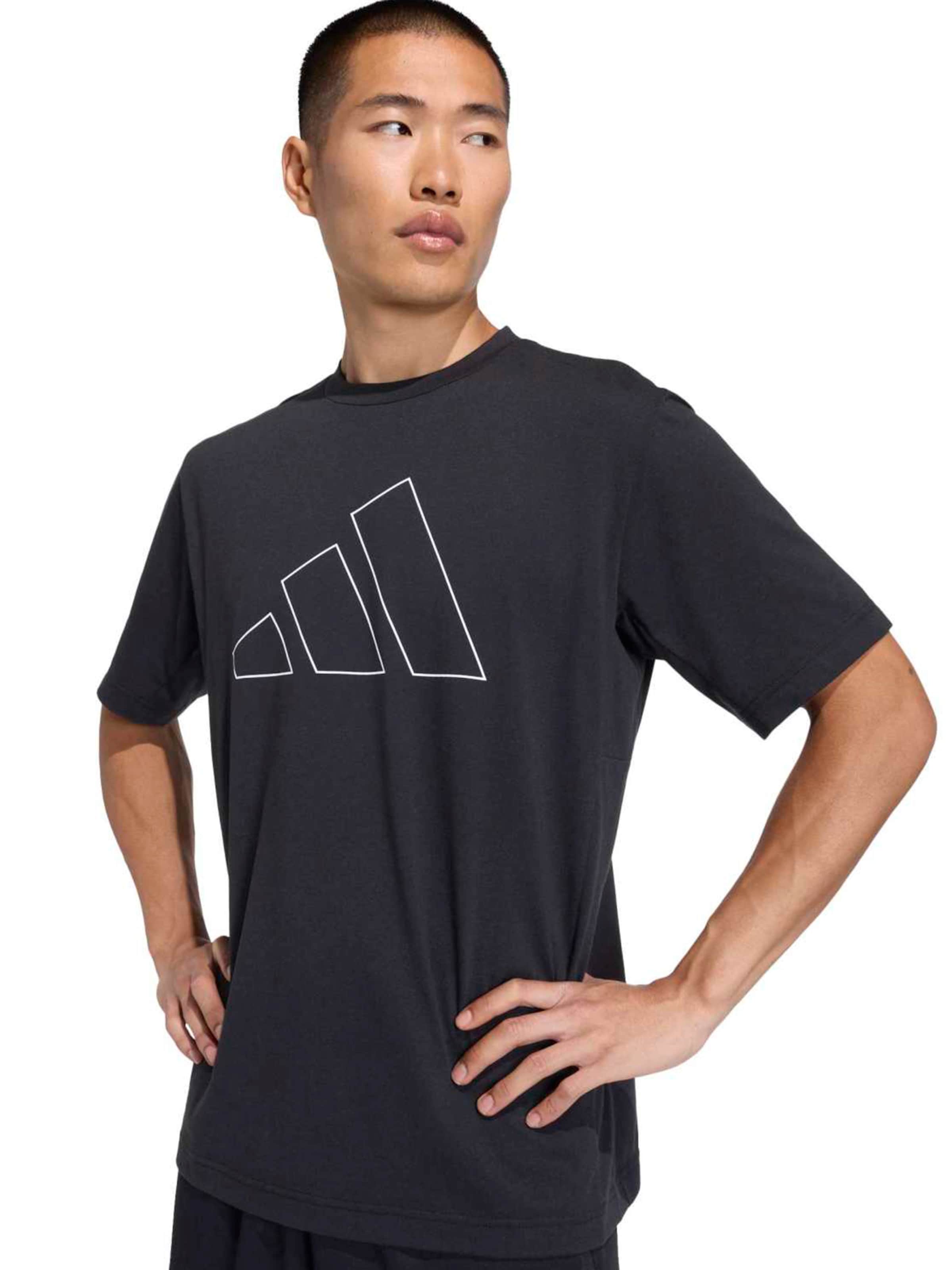 ADIDAS PERFORMANCE Функциональная футболка в Черный
