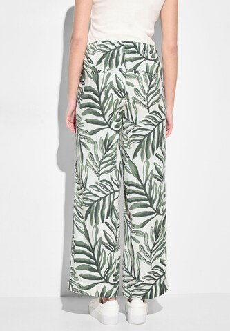 CECIL Wide leg Pants in Green