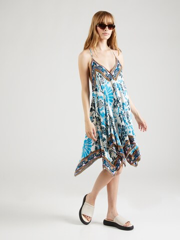 Free People Summer Dress 'BALI SEASHELL' in Blue