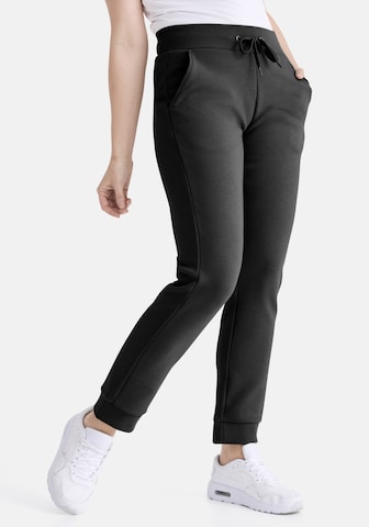 Coupe slim Pantalon de sport 'Judy II' STOOKER WOMEN en noir : devant