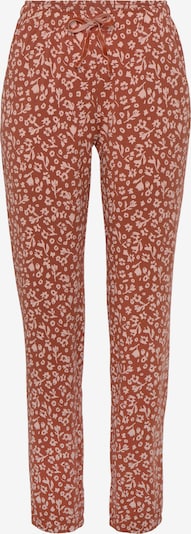 VIVANCE Pantalon de pyjama ' Dreams ' en marron / rose clair, Vue avec produit