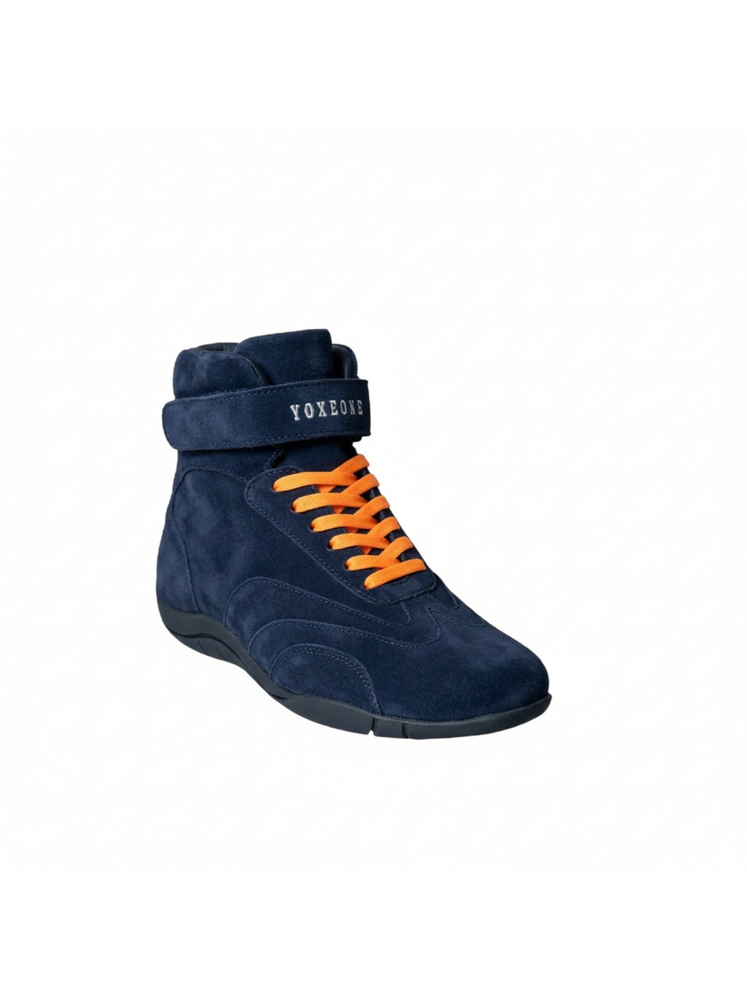 Sneaker alta 'Pat Moss' di Yoxeone in blu