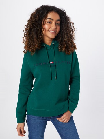 TOMMY HILFIGER Sweatshirt in Green: front