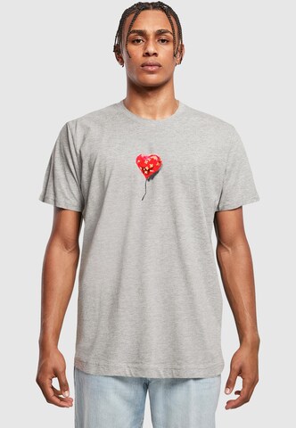 T-Shirt 'Banksy - Love Hurts' Merchcode en gris : devant