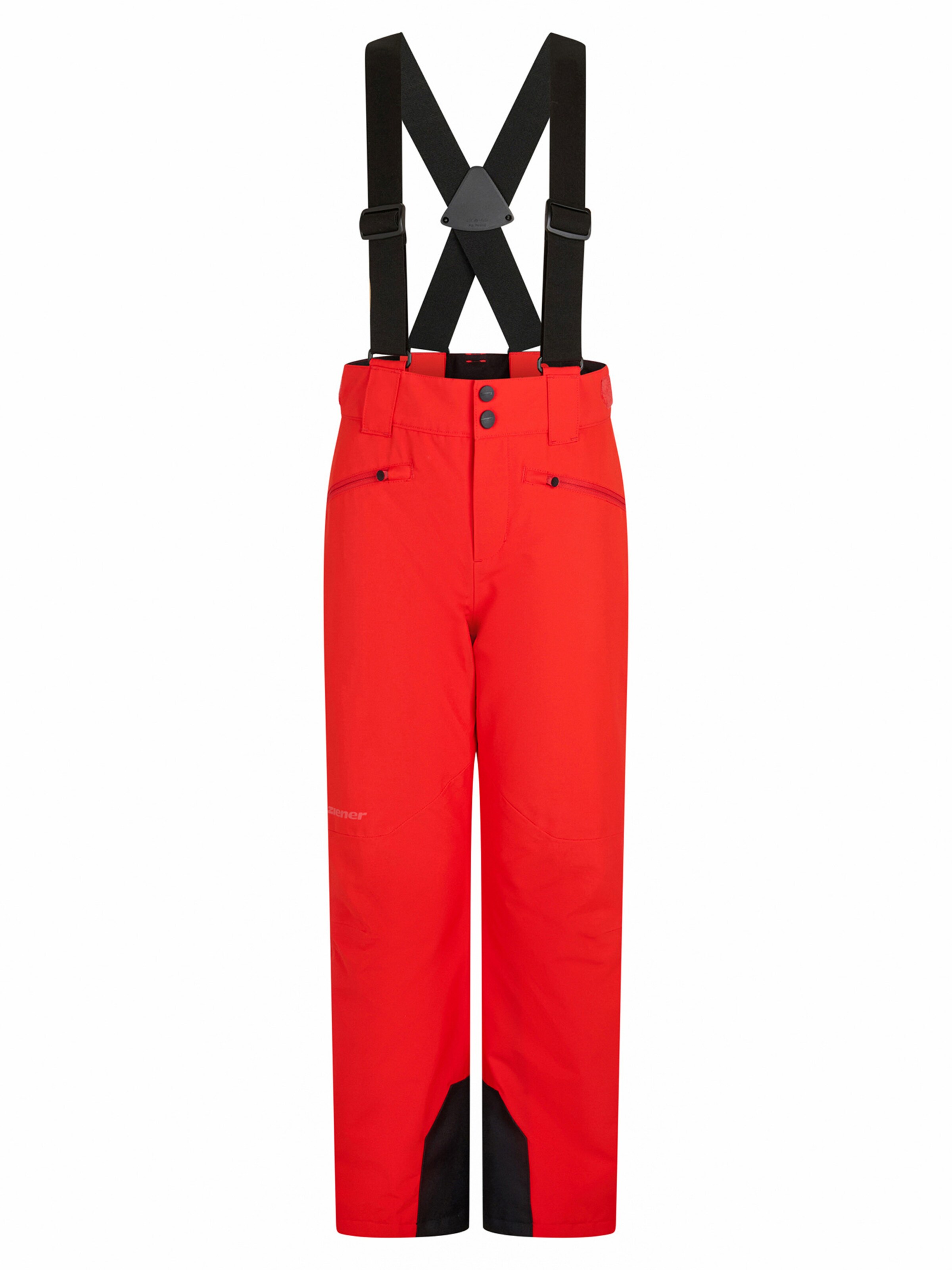 ZIENER Outdoor Pants 'AXI' in 128 in Red / Black, Item view