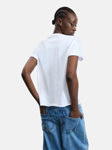 Desigual T-shirt i vit