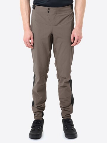 VAUDE Regular Outdoor trousers 'Moab' in Brown: front