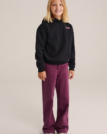 WE Fashion - Pierna ancha Vaquero en lila