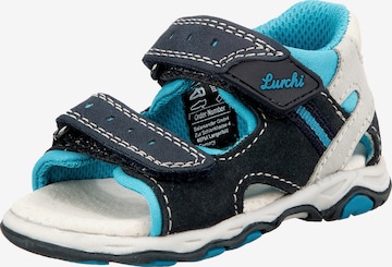 LURCHI Sandals & Slippers 'JANOSCH' in Blue: front