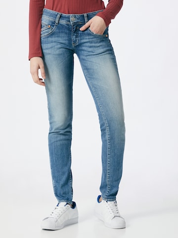 Slimfit Jeans 'Gila Slim Organic Denim' di Herrlicher in blu: frontale