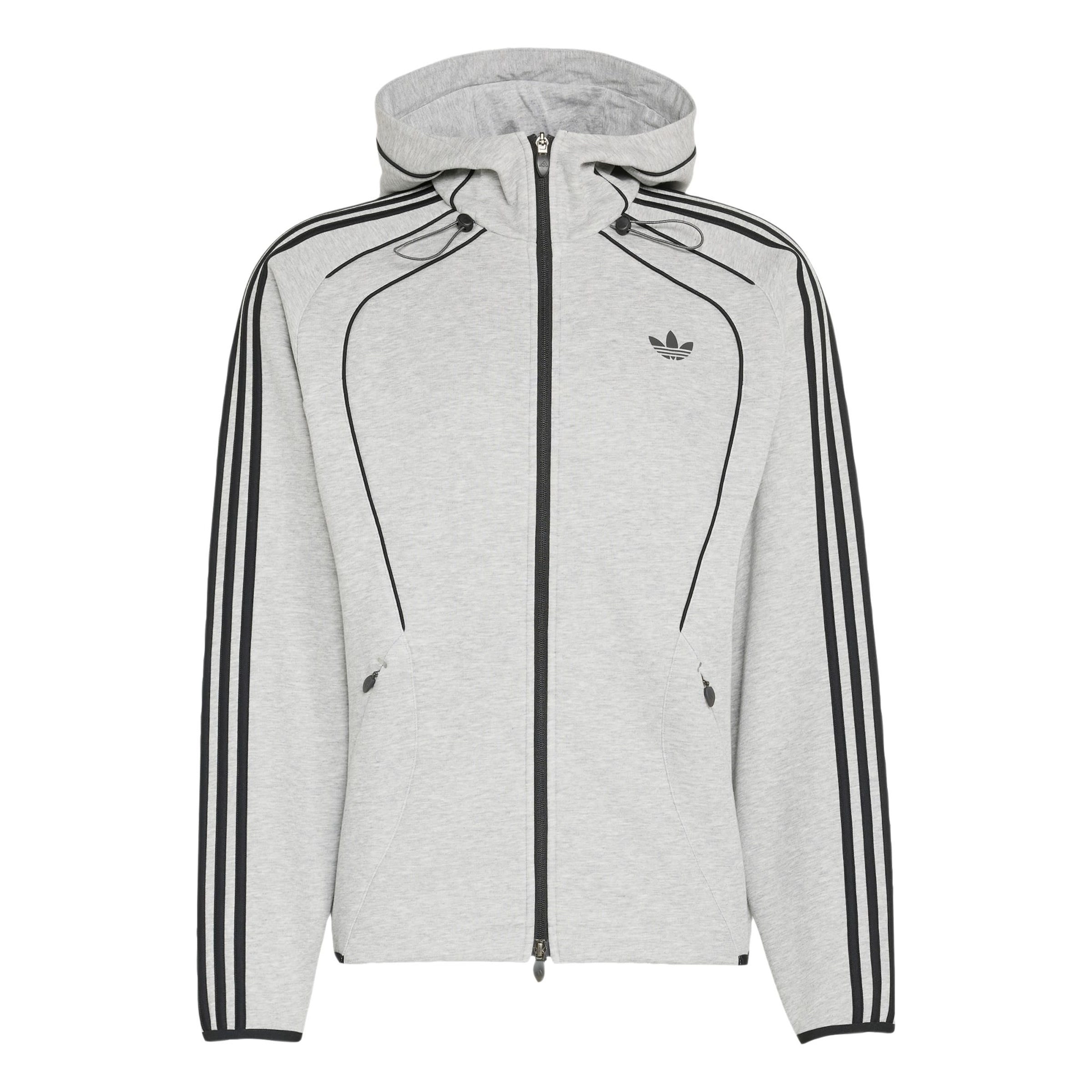 ADIDAS ORIGINALS Jopa na zadrgo 'Teamgeist 26' | siva barva: sprednja stran