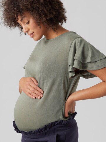 MAMALICIOUS Shirt 'Aviva' in Green