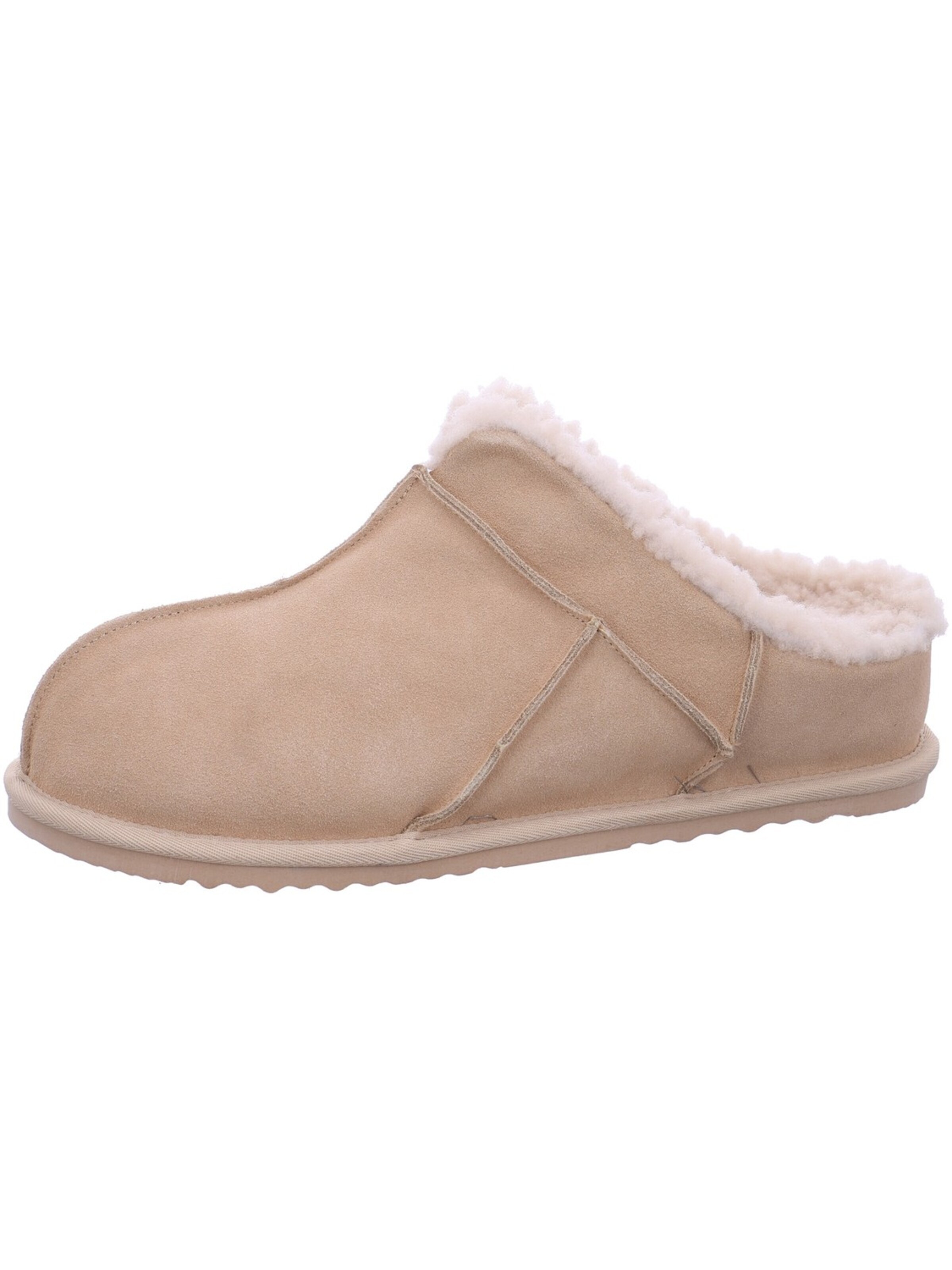 OOG Slippers in Beige: front