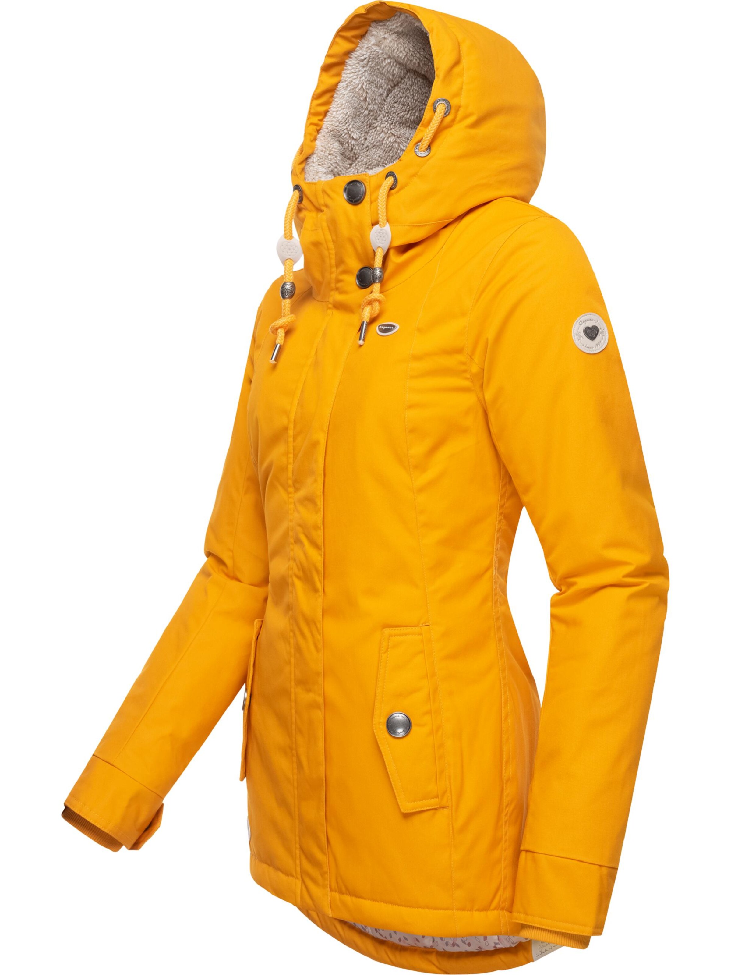 Ragwear Winterjas 'Monade' in Geel