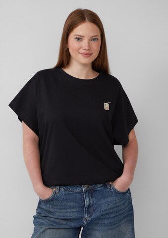 QS Shirt in Black: front