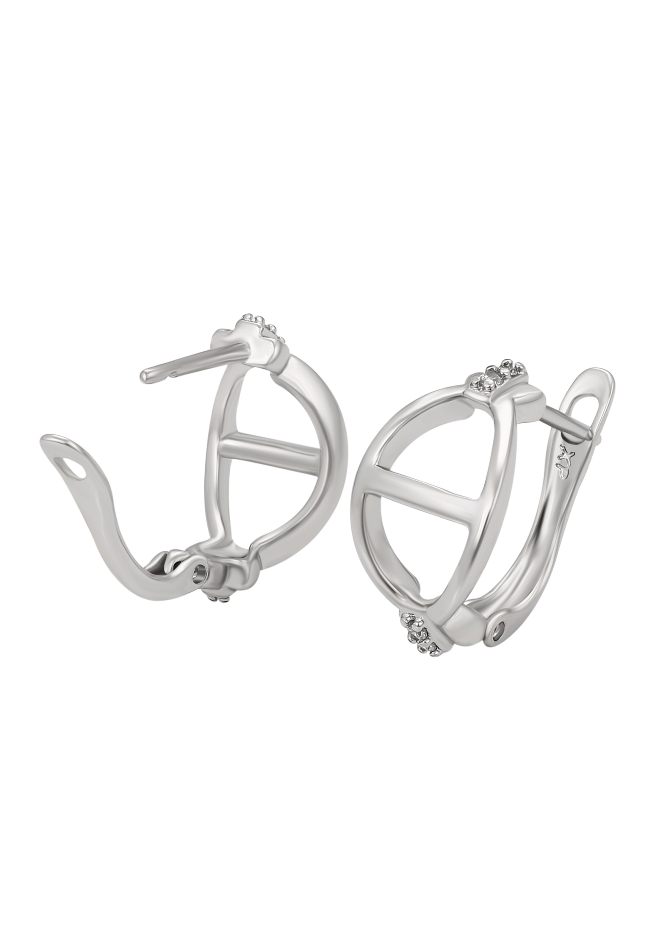 Boucles d'oreilles faina en argent