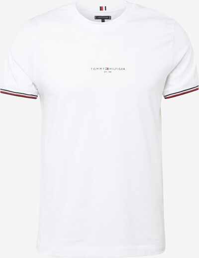 TOMMY HILFIGER Majica | mornarska / rdeča / bela barva, Prikaz izdelka