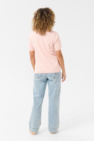 Pull-over 'Hanne ' Cream en rose