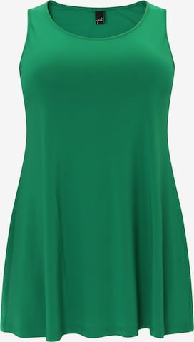 Yoek Top 'Dolce' in Green: front