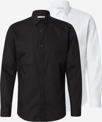 JACK & JONES Košeľa 'JWHJOSEPH' - Čierna: predná strana