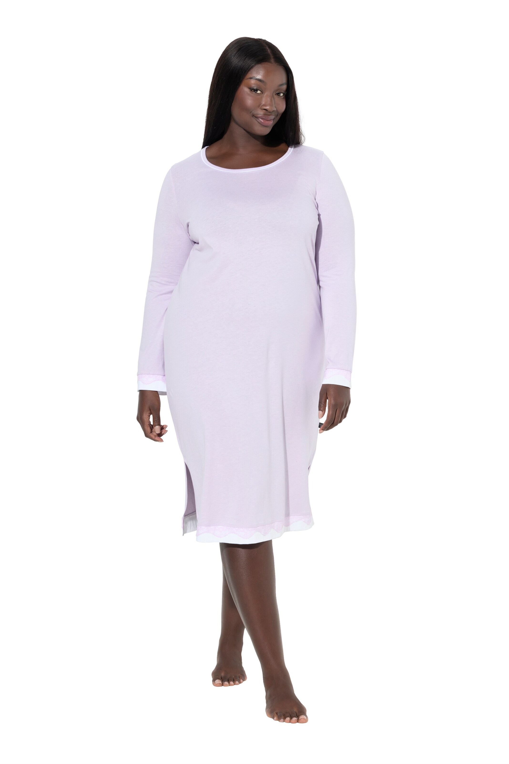 Ulla Popken Nachthemd in Lila