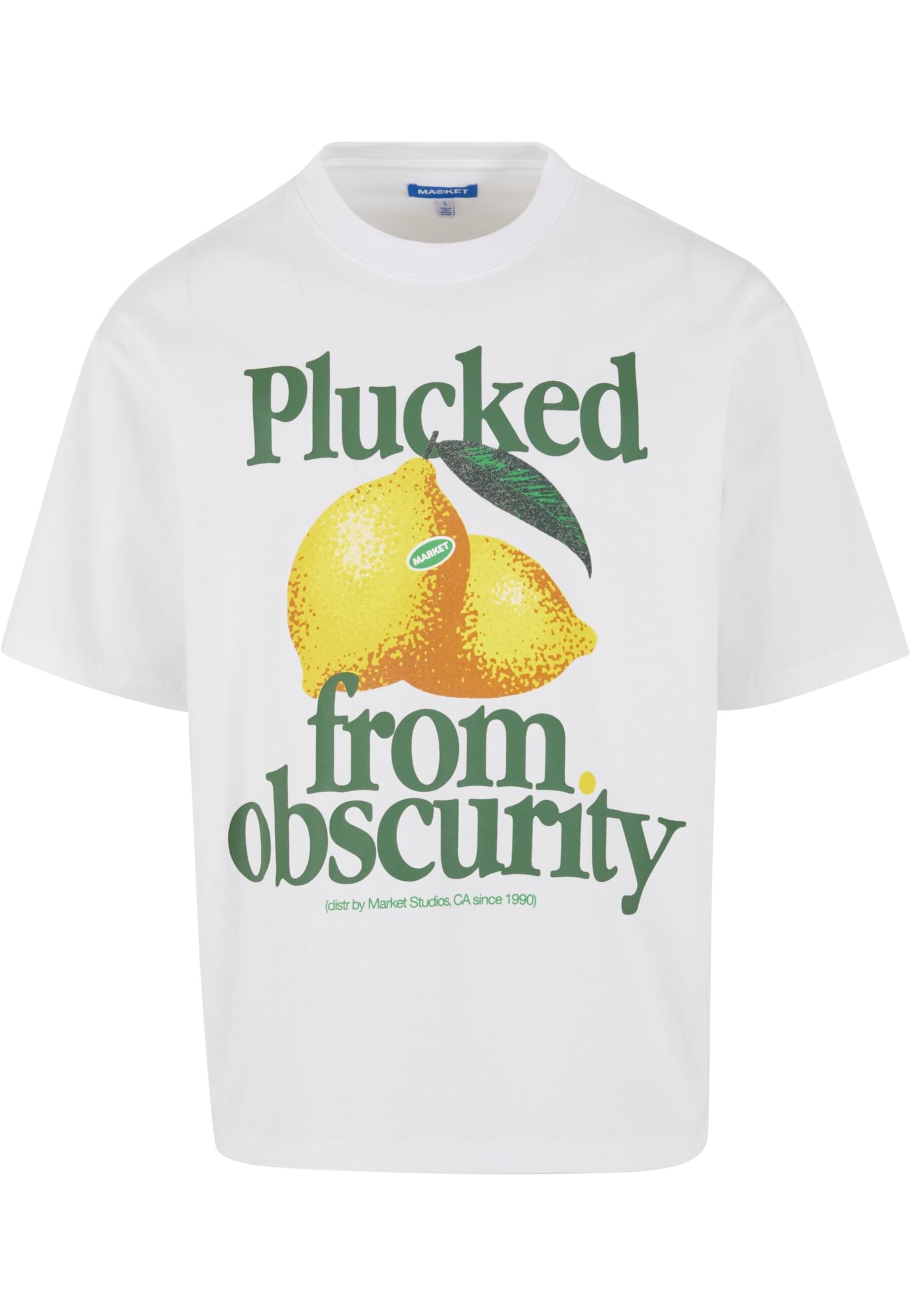MARKET T-Shirt 'Obscurity' in Weiß: Vorderseite