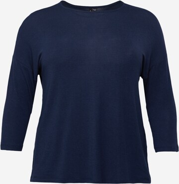 Vero Moda Curve - Camiseta 'Alma' en azul: frente