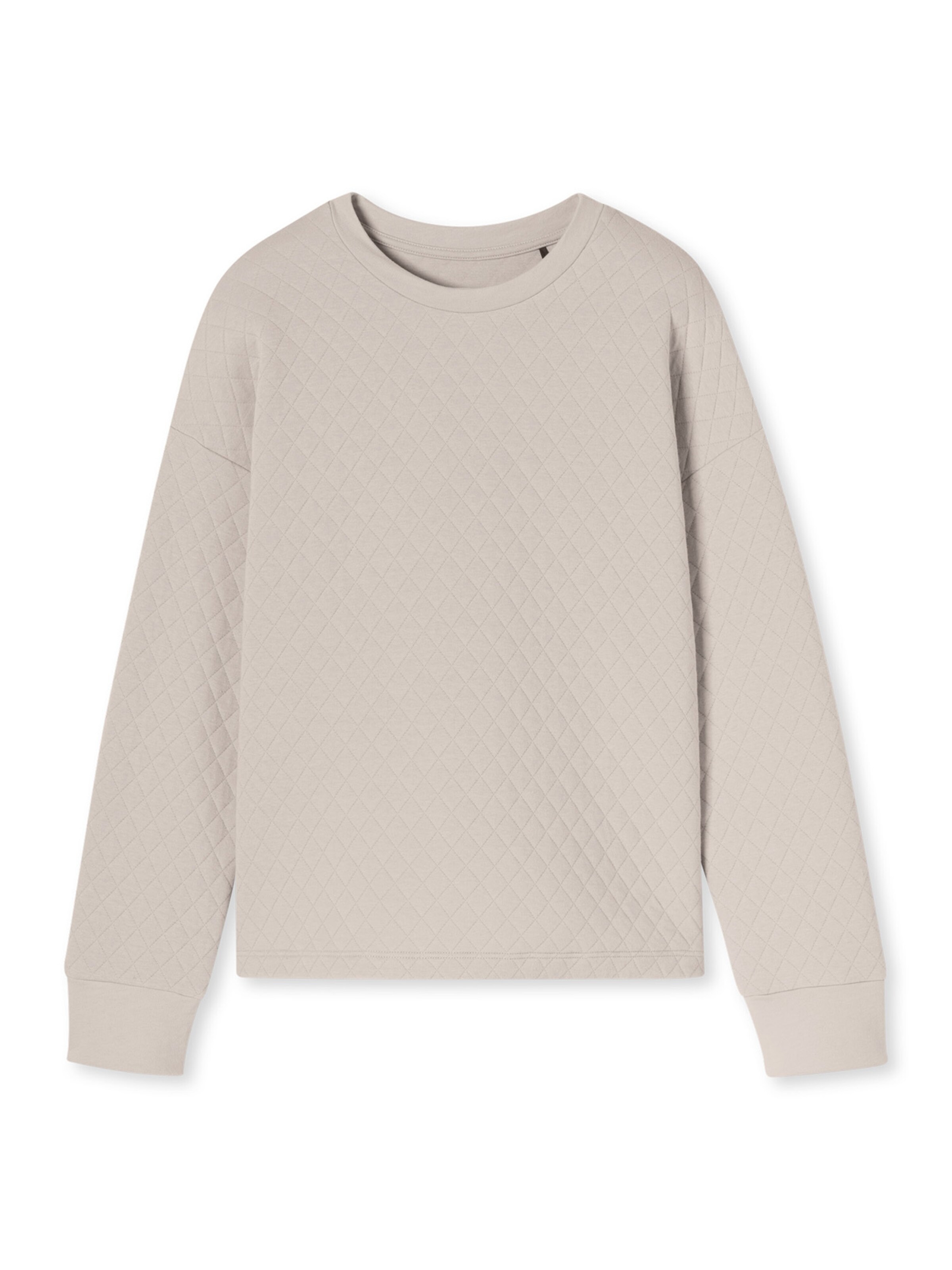 Sweat-shirt 'Mix & Relax' SCHIESSER en beige : devant